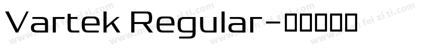 Vartek Regular字体转换
